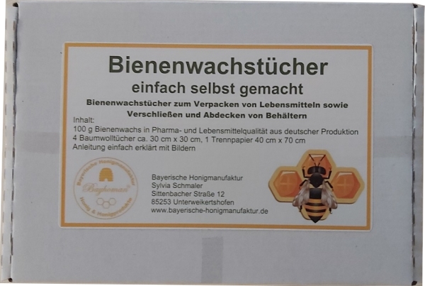 4 Bienenwachstücher zum selber machen - Kopie