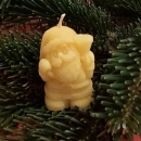 Bienenwachskerze Weihnachtsmann