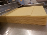 Bienenwachsplatten für Kerzen 45 x 15 cm/1kg ca. 16 Stk.