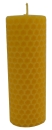Bienenwachs Wickelkerze H10cm/DM 3,5 cm